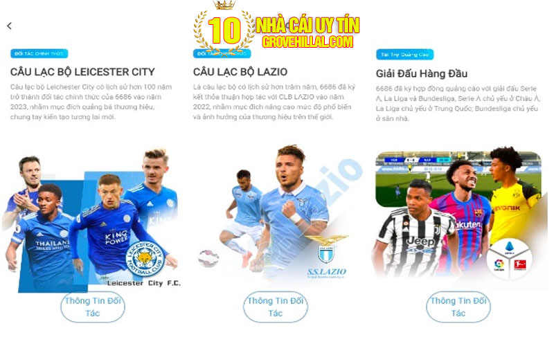2 doi tac nhieu cau lac bo Đối tác nhiều câu lạc bộ