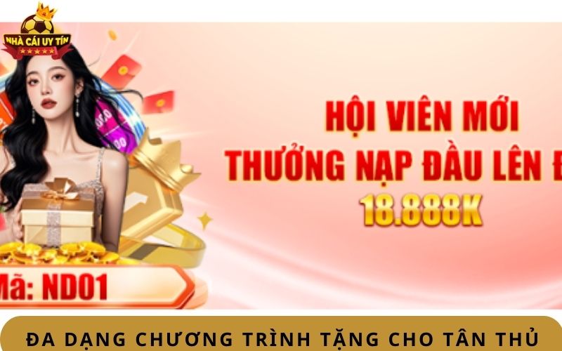 Đa dạng các chương trình tặng tiền cho tân thủ